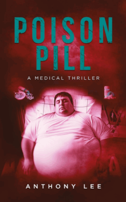 Poison Pill book cover with patient image.